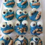 3. Cookie Monster Cupcakes