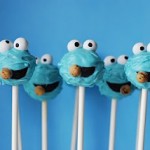 4. Cookie Monster cake pops